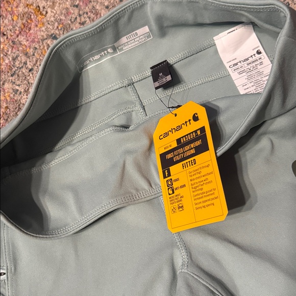 Carhartt Force Fitted Utility Leggings - NWT - Mint Green M - Picture 8 of 8